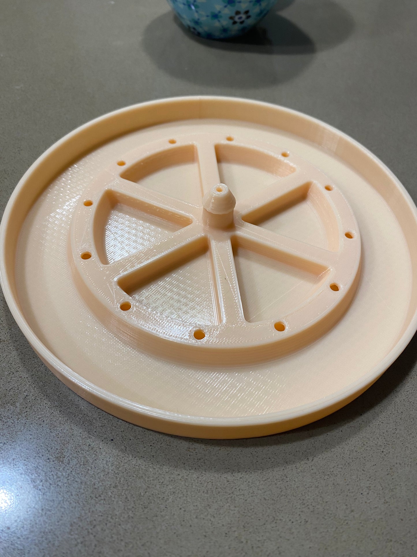 Water cap 3D print file for 150 mm tower (pipe size)